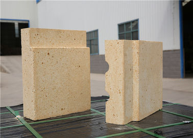 Fine Thermal Shock Stability Alumina Refractory Bricks High Refractoriness Under Load